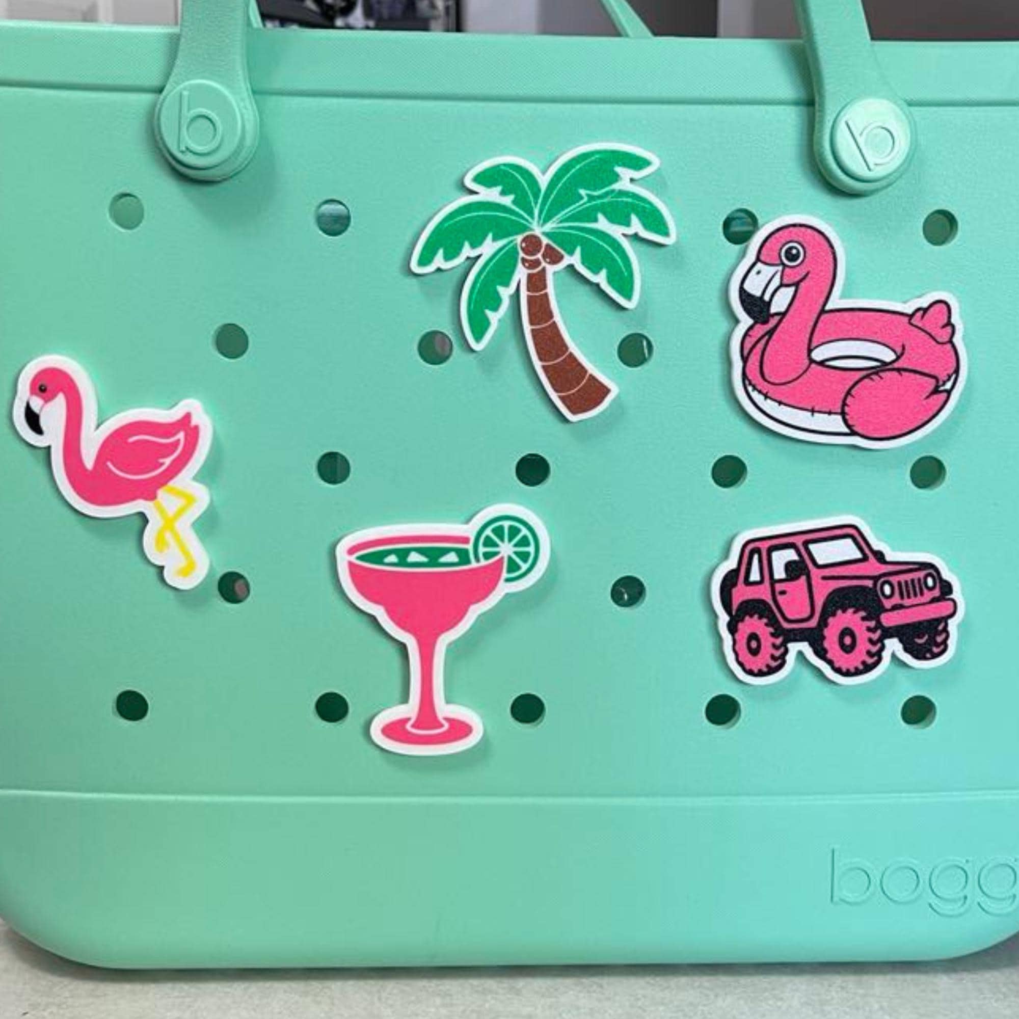 Flamingo Black Bag