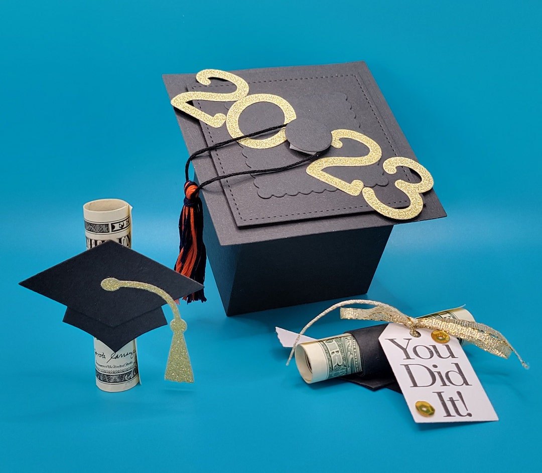 Graduation Cap Gift Box Etsy