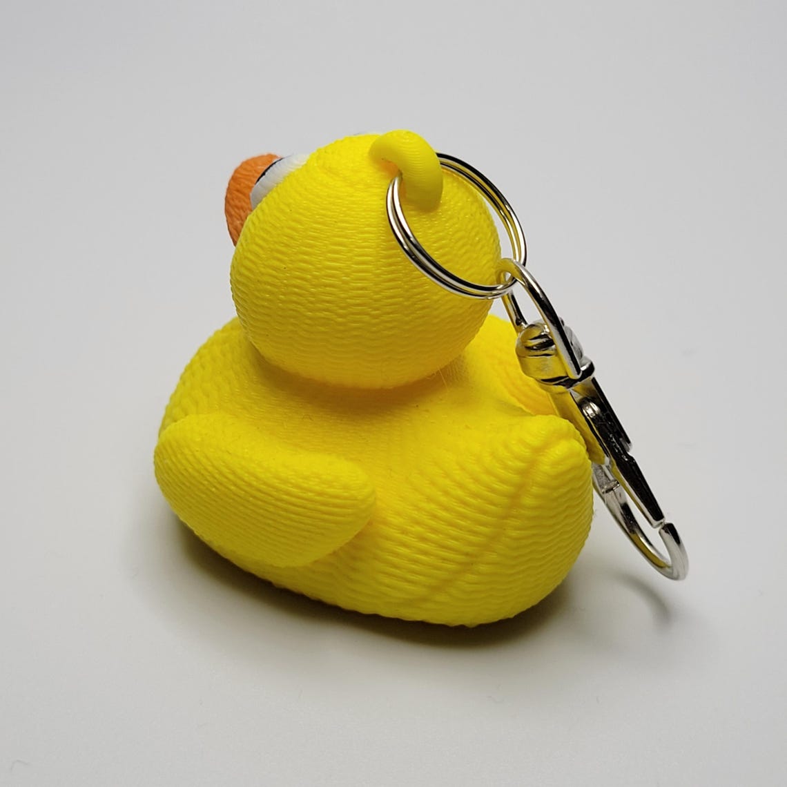 Rubber Duck Keychain – Cute Duck Keyring Accessory, Lightweight 3D ...