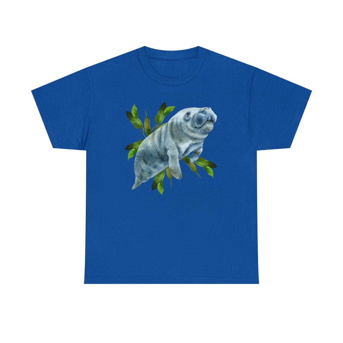 Cute Manatee Shirt Florida Wildlife Tshirt Sea Cow Unisex Etsy