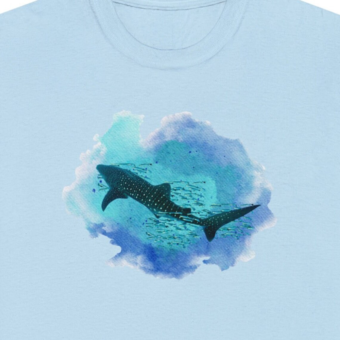 Whale Shark Tshirt, Ocean Tee, Gentle Giant Marine Creature, Marine