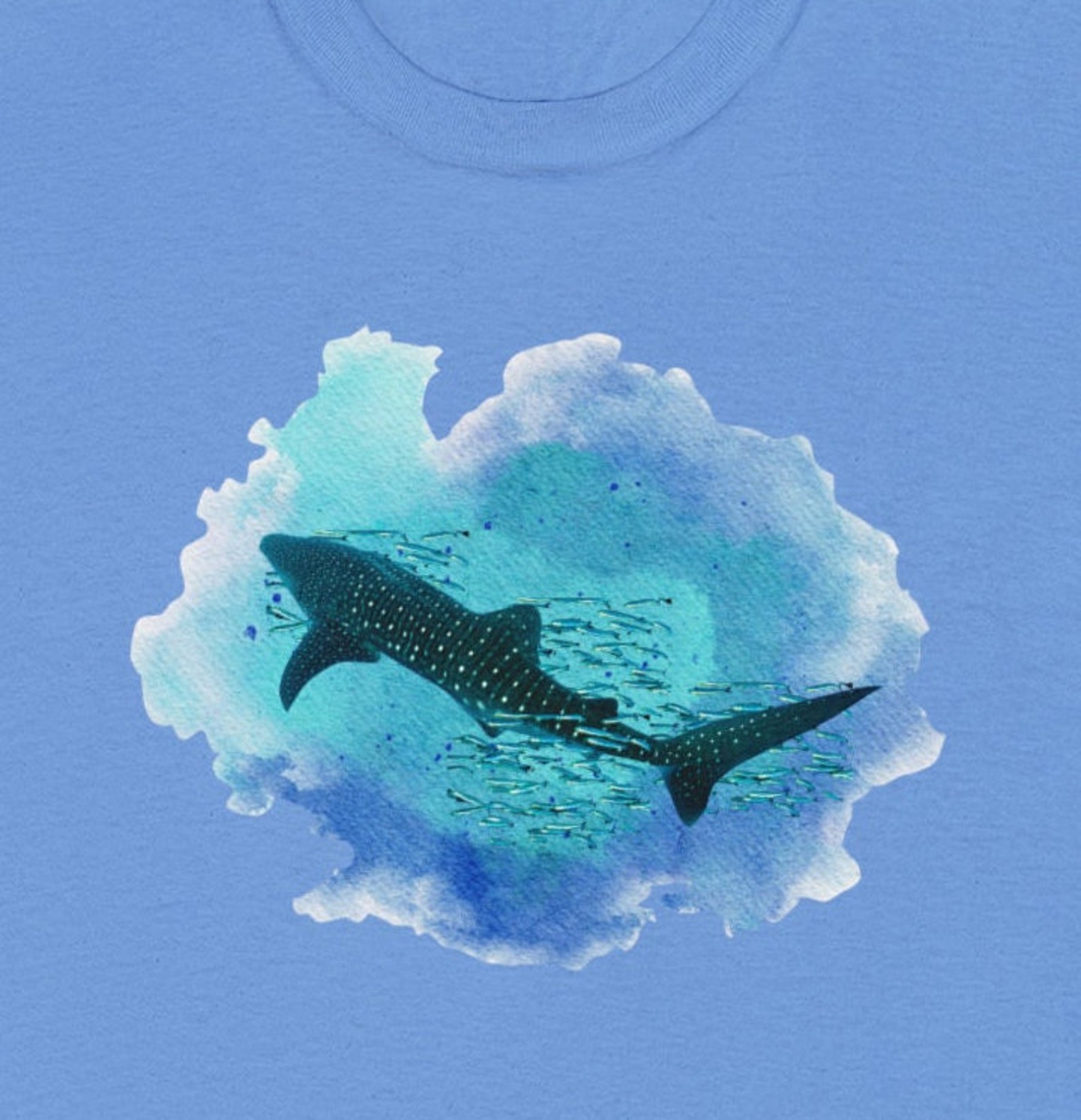 Whale Shark Tshirt, Ocean Tee, Gentle Giant Marine Creature, Marine