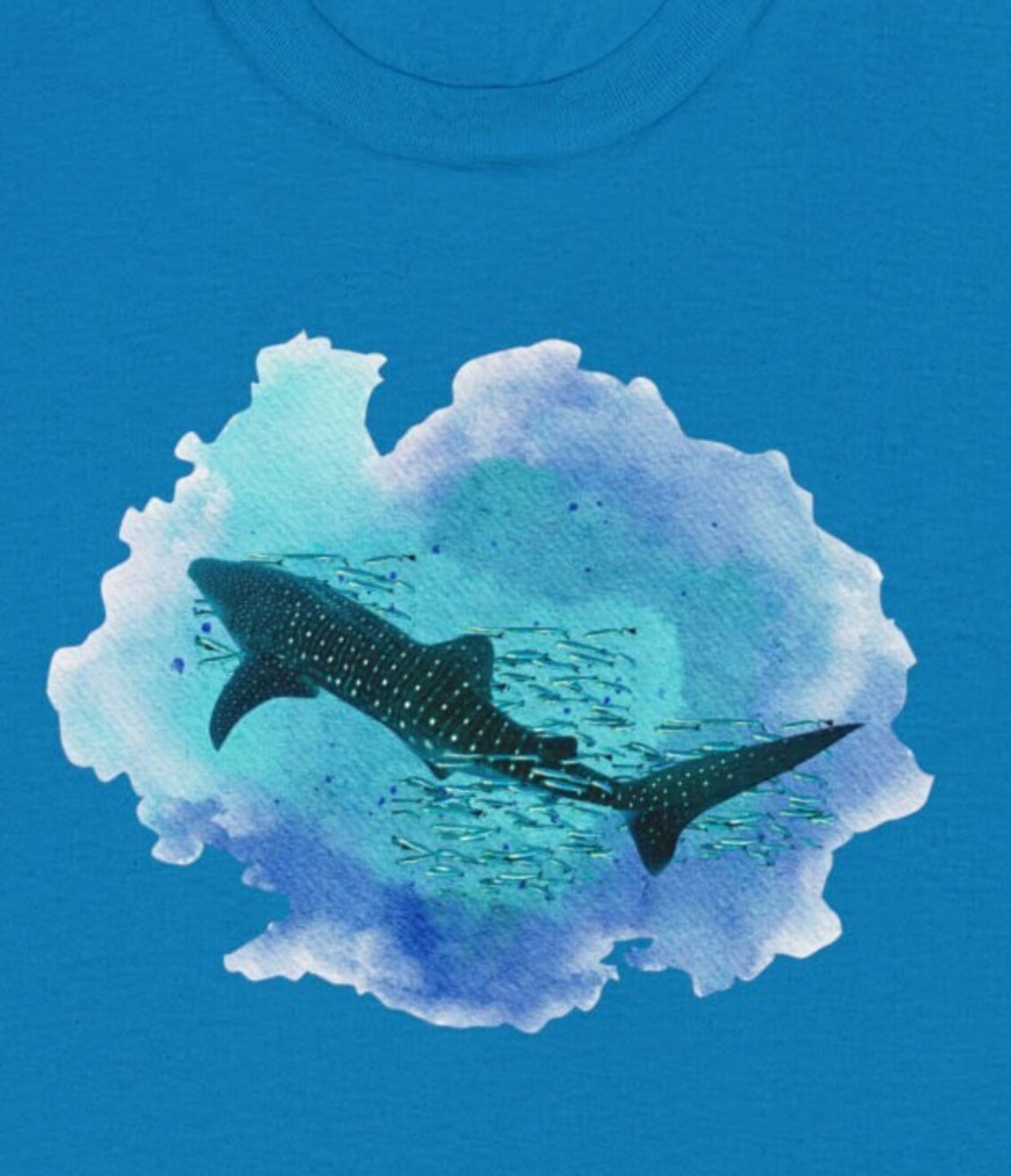Whale Shark Tshirt, Ocean Tee, Gentle Giant Marine Creature, Marine