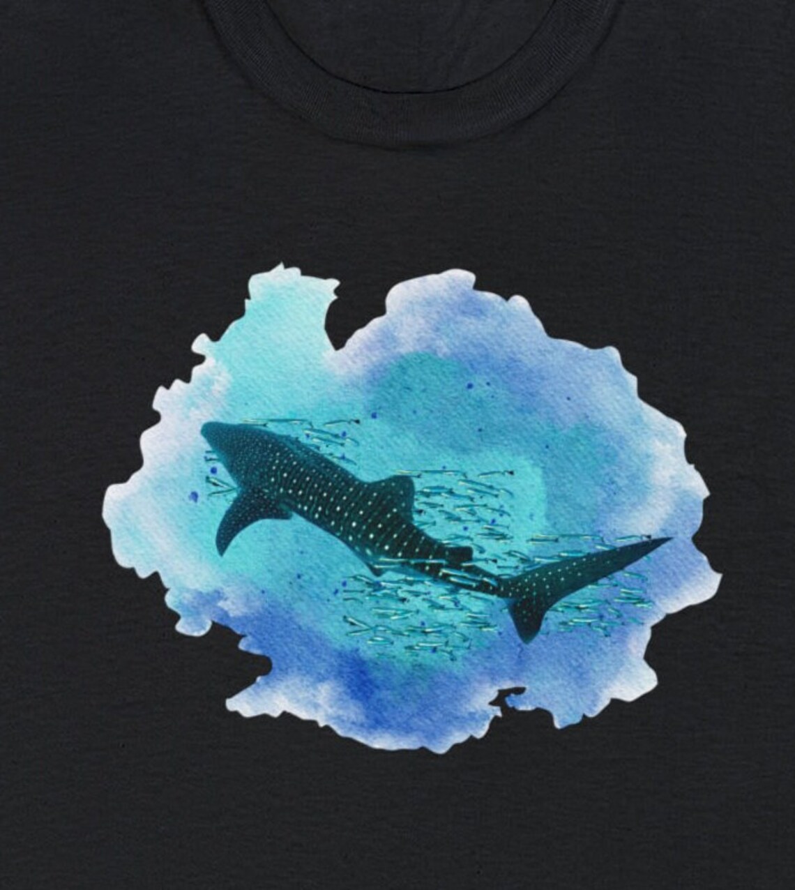 Whale Shark Tshirt, Ocean Tee, Gentle Giant Marine Creature, Marine