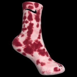 Custom Tie Dye Cherry Nike Socks