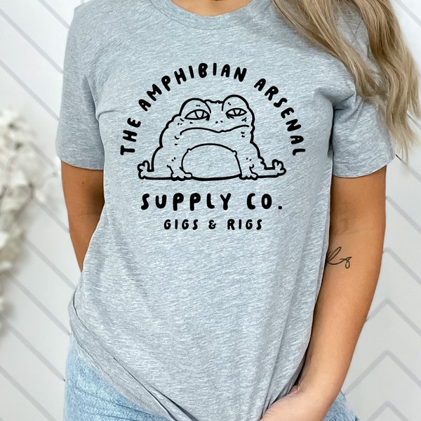 Amphibian Arsenal Supply Co Shirt, Frog Gigging Shirt, Frog Gigger Gift, Frog Shirt, BullFrog Shirt, Gigger Gift, Frog Lover Gift, Frog