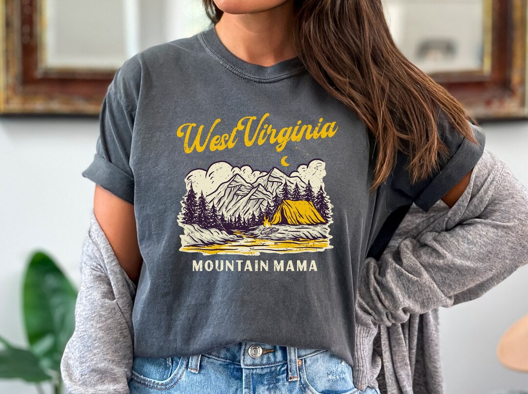 West Virginia Shirt, West Virginia Retro Woods Shirt, West Virginia