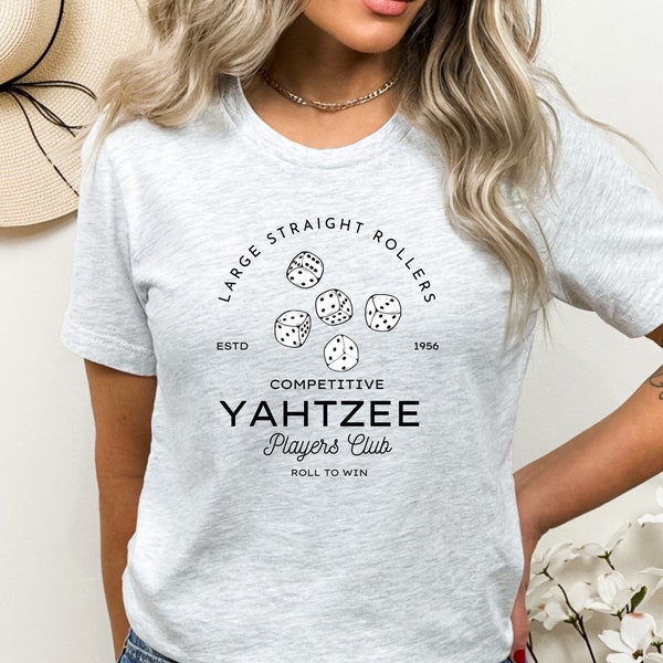 Yahtzee Shirt, Dice Game T Shirt, Funny Yahtzee TShirt, Competitive Yahtzee, Family Game Night, Yahtzee Gamblers, Board Game Shirt