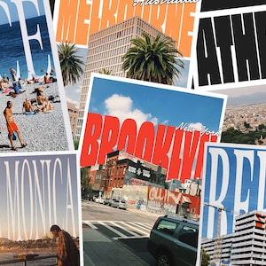Custom Travel Photo Poster Print: Personalized Art (Digital)