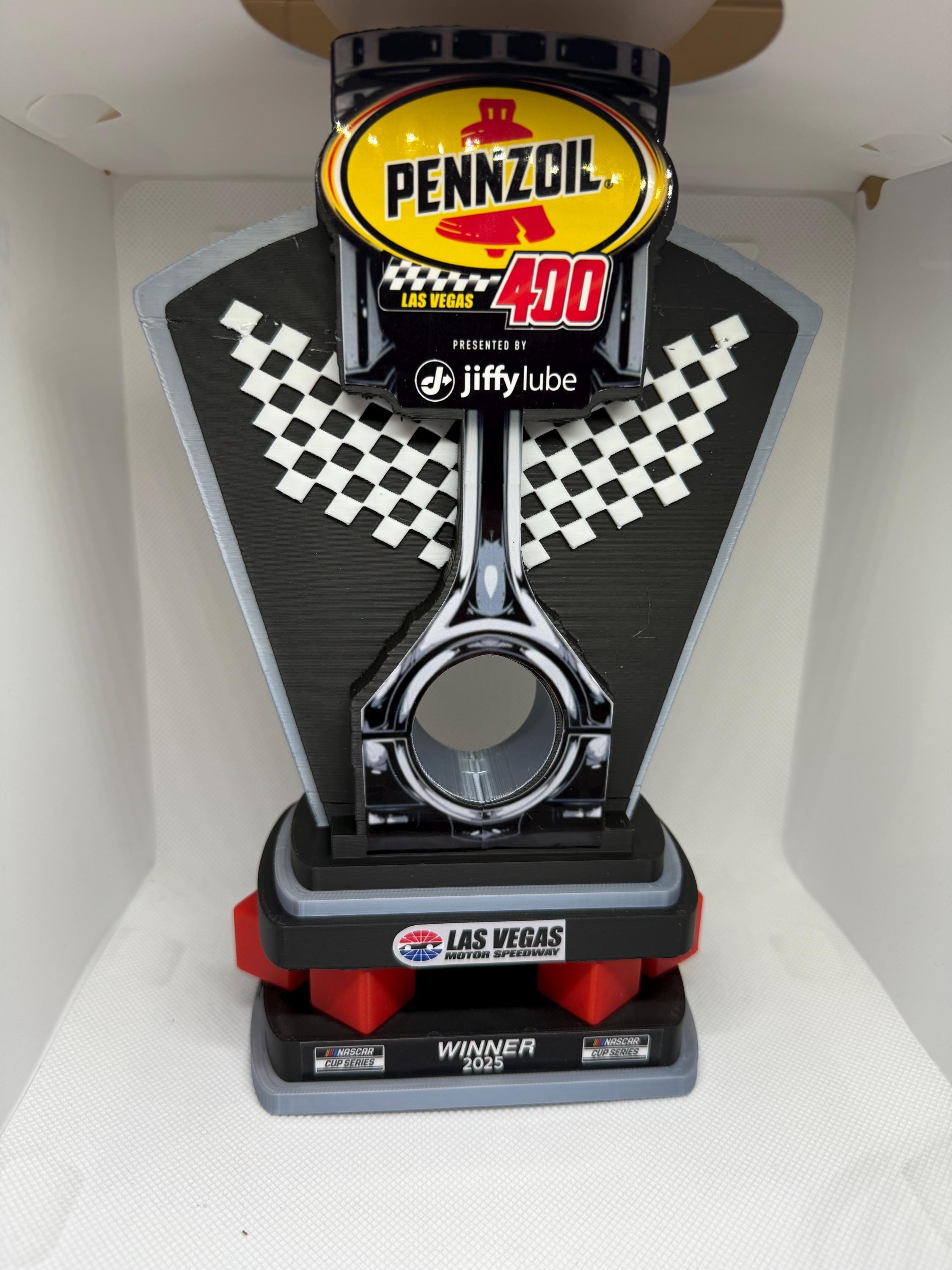 Las Vegas Speedway 2018-2024 Pennzoil 400 NASCAR Trophy Replica