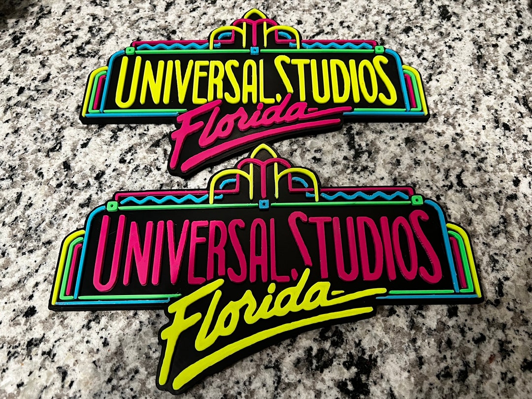 Universal Studios Orlando Florida Sign Retro Theme Park 3D Printed ...
