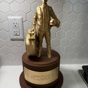 Wally Drag Racing Trophy 3D Printed PLA  ~14” Scale Replica