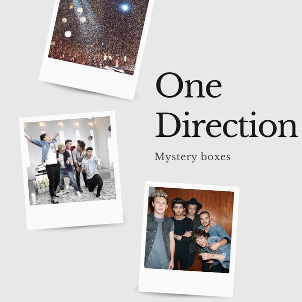 One Direction Mystery Box, Harry Styles, Zayn Malik, Niall Horan, Louis Tomlinson, Liam Payne, One Direction Merch, Christmas Gift, Birthday