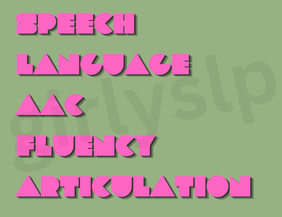 SPEECH THERAPY Sign Downloadable Digital Printable - Etsy