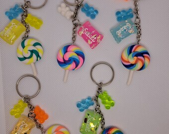 【Reinsein】ムンビョル着用Kitsch mix pop candy party keyring Mystery Candy Keychain - Etsy