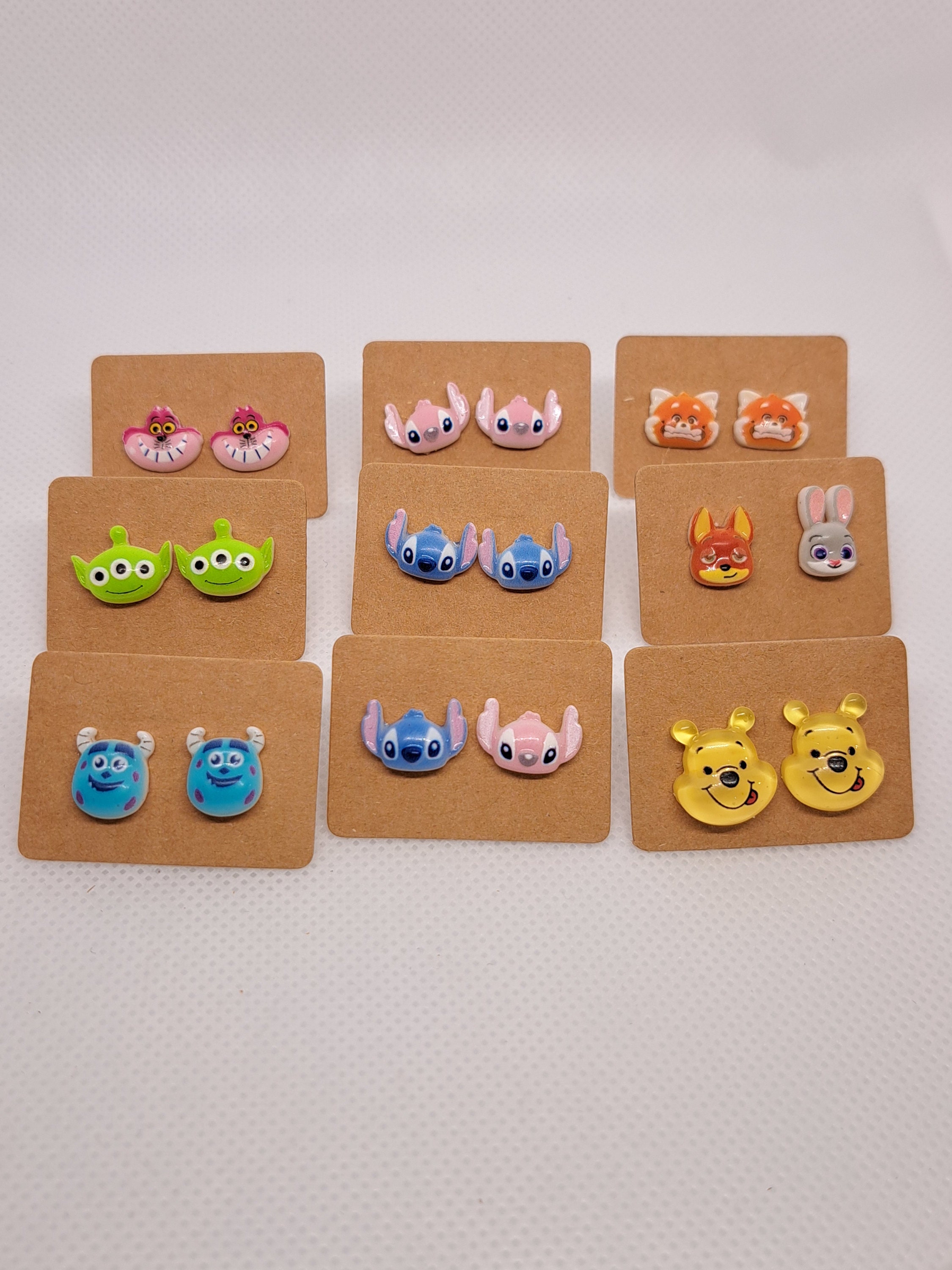 Mini fun character earrings