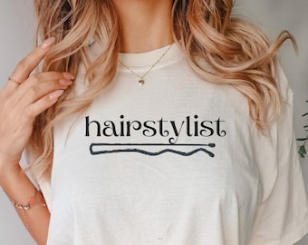 Bobby Pin On Cosmetology Shirt Hair Salon Hairstylist Clothing Hairdresser Beauty Salon Hair Stylist Bobby Pin Shirt Cosmetologist Apparel