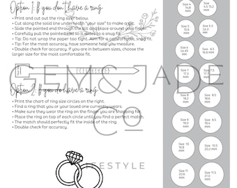 Engagement Rings How To Get Ring Size Without Them Knowing How To