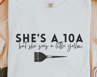 Trendy Salon Fashion Tee For Cosmetologist Humor Shirt For Hairstyling Pro Hair Stylist Salon Outfit For Hairdresser Shirt Hair Artist Top