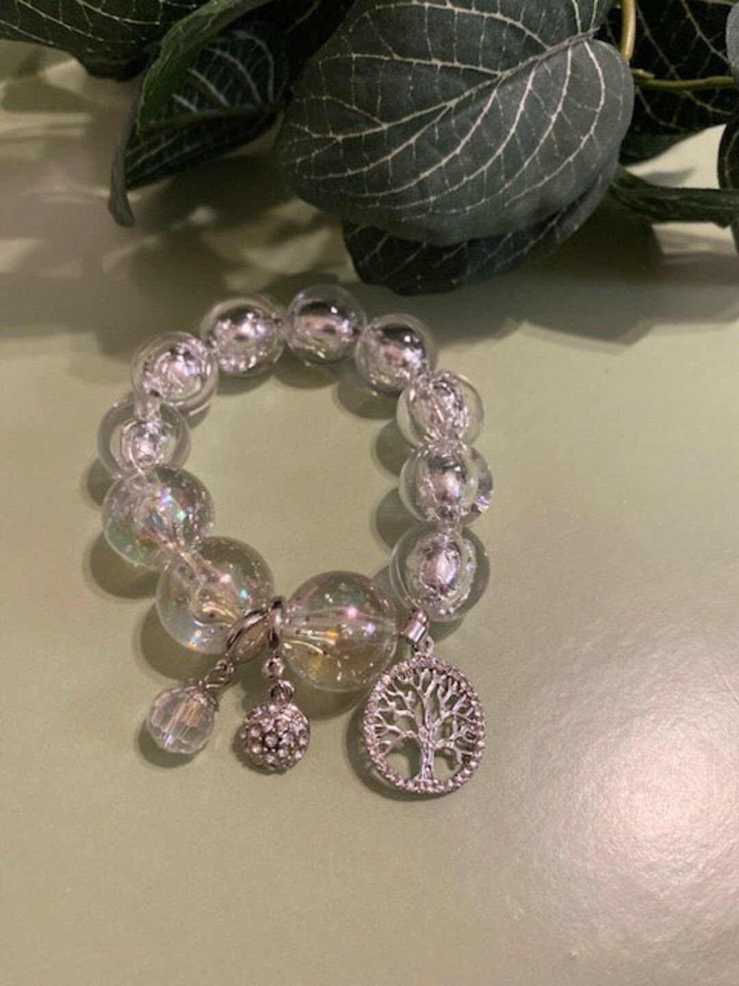 Diamond Ball Bracelet Etsy