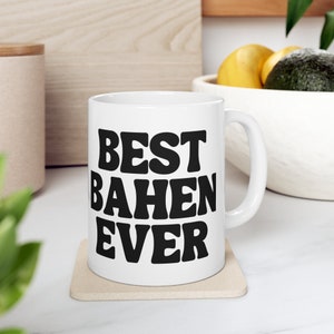 Best Bahen Ever Ceramic Mug 11oz | Gift for Sister, Gift for Raksha Bandhan, Gift for her, Indian gift for sister