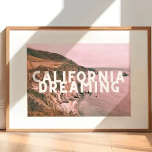 California Big Sur Foto Digitaldruck | Spanien | Reise Fotografie Printables | Typografie | Wohnung Geschenkideen | Geschenkideen | Retro Foto