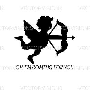 Oh I&#39;m Coming For You SVG,Valentine&#39;s Day Shirt svg,Valentine Door Sign svg,Front Door Sign svg,Valentine Gift,Hand written,Cut File Cricut