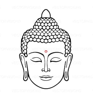Buddah Svg, Monk Svg, Buddhism Svg, Vector Cut file for Cricut, cricut, Silhouette, Pdf Png Eps Dxf, Decal, Sticker, Vinyl, Pin, Stencil.