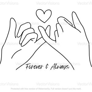 Forever and Always SVG, Shirt svg, Silhouette Sign svg, Shirt design Sign svg, love svg,Hand written,Cut File Cricut