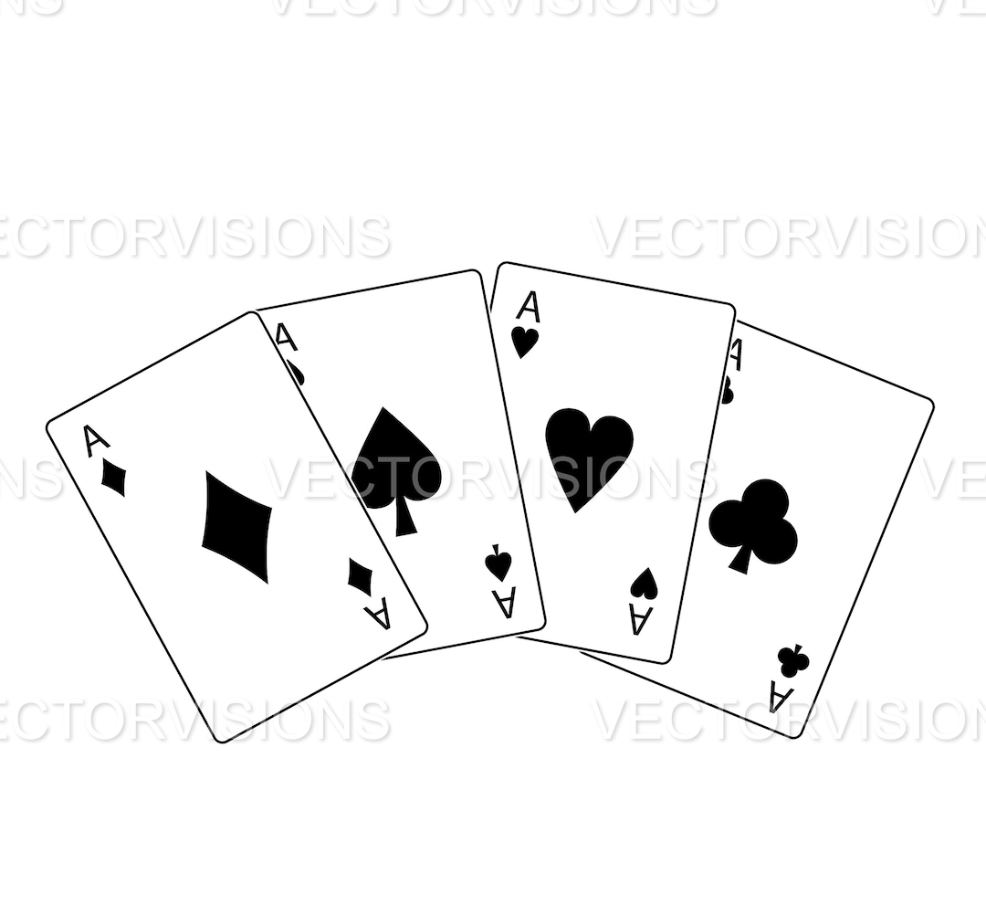 Cards Svg, Deck of Cards Svg, Vector Cut File for Cricut,cricut,silhouette, Pdf Png Eps Dxf
