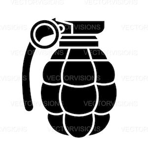 Grenade Svg, Grenade Cricut, War Svg, Bomb Svg, Vector Cut file for Cricut,cricut,Silhouette,Pdf Png Eps Dxf,Decal,Sticker,Vinyl,Pin,Stencil