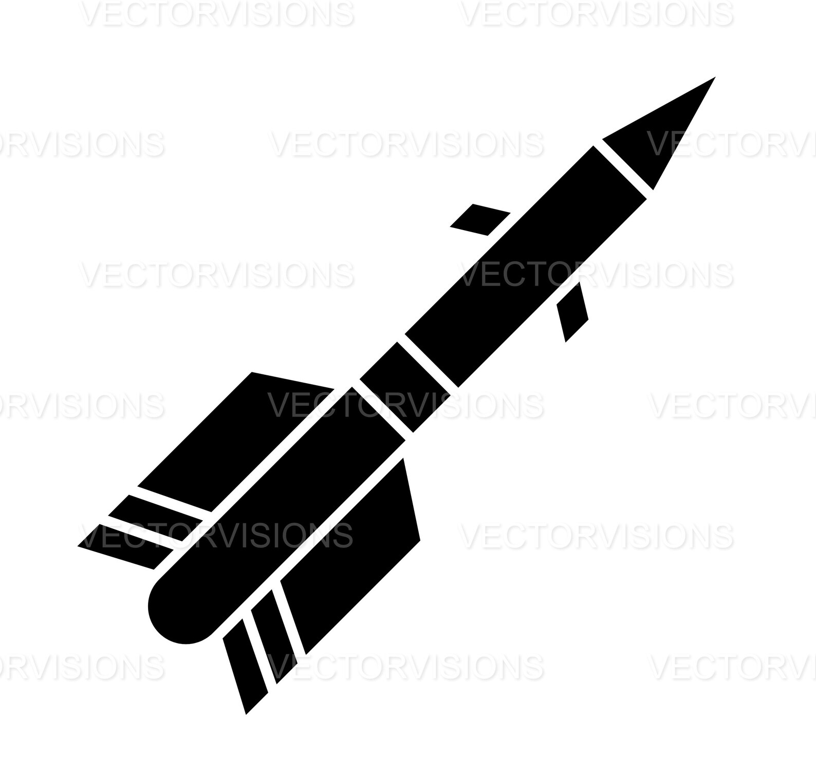 Raket Svg, Raket Cricut, Wapen Svg, Oorlogswapen Svg, Vector Cut