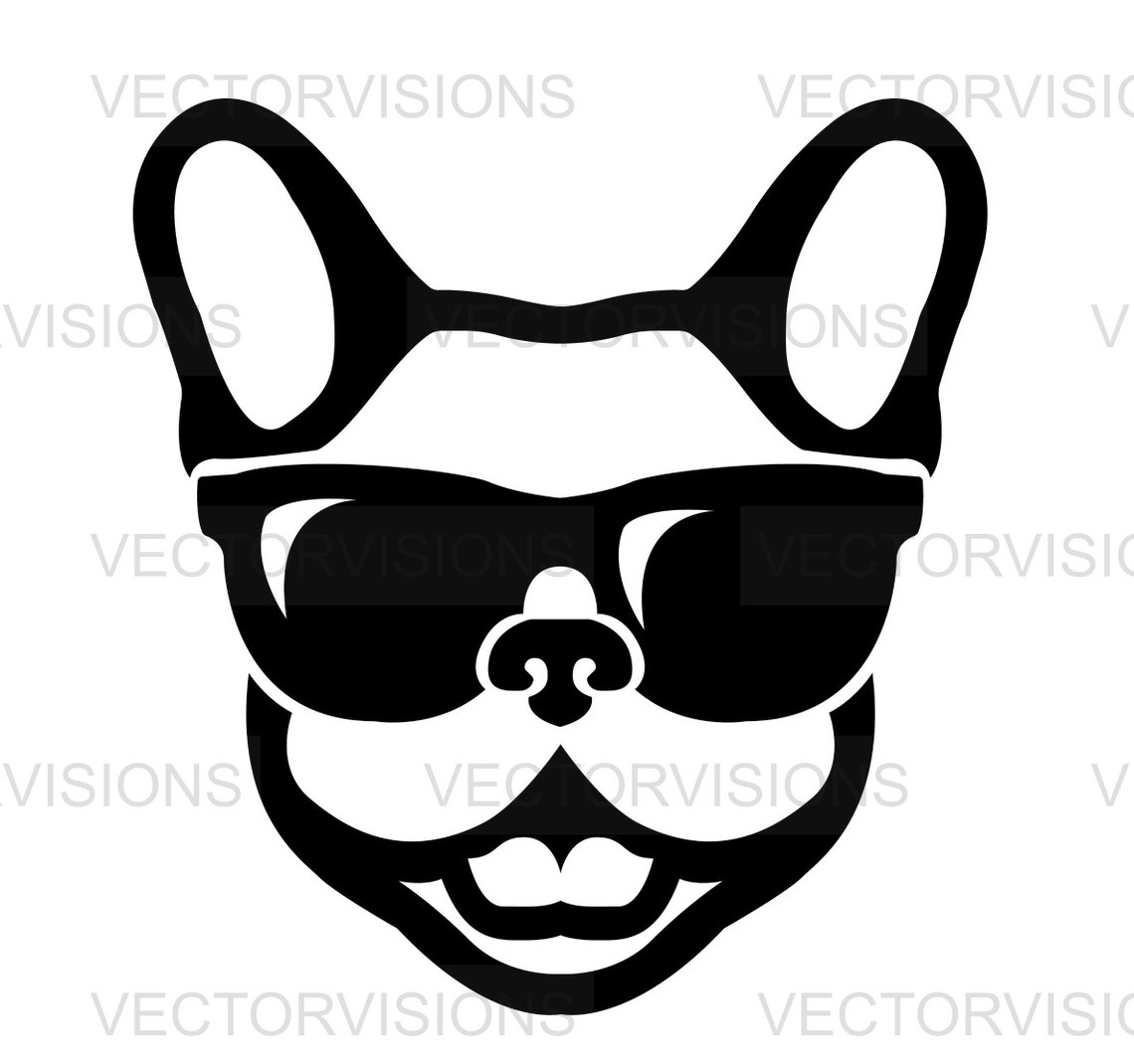 Cool Dog Svg,dog With Glasses Svg,dogs Svg, Animals Svg,cool Dog With