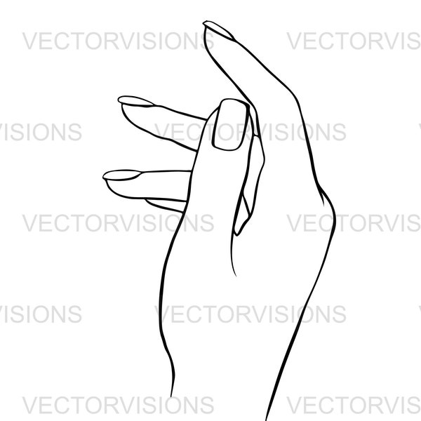 Nails svg, hands svg, manicure svg, hands silhouette svg, Vector Cut file for Cricut,Silhouette,Pdf Png Eps Dxf,Sticker, Stencil