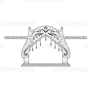 Desi Wedding Svg, Doli Svg, Indian Wedding Svg Vector Cut file for Cricut,cricut,Silhouette, Pdf Png Eps Dxf,Decal,Sticker,Vinyl,Pin,Stencil