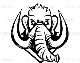 Wild Elephant Svg, Elephant Svg, Vector Cut file for Cricut,cricut,Silhouette, Pdf Png Eps Dxf,Decal,Sticker,Vinyl, Pin,Stencil