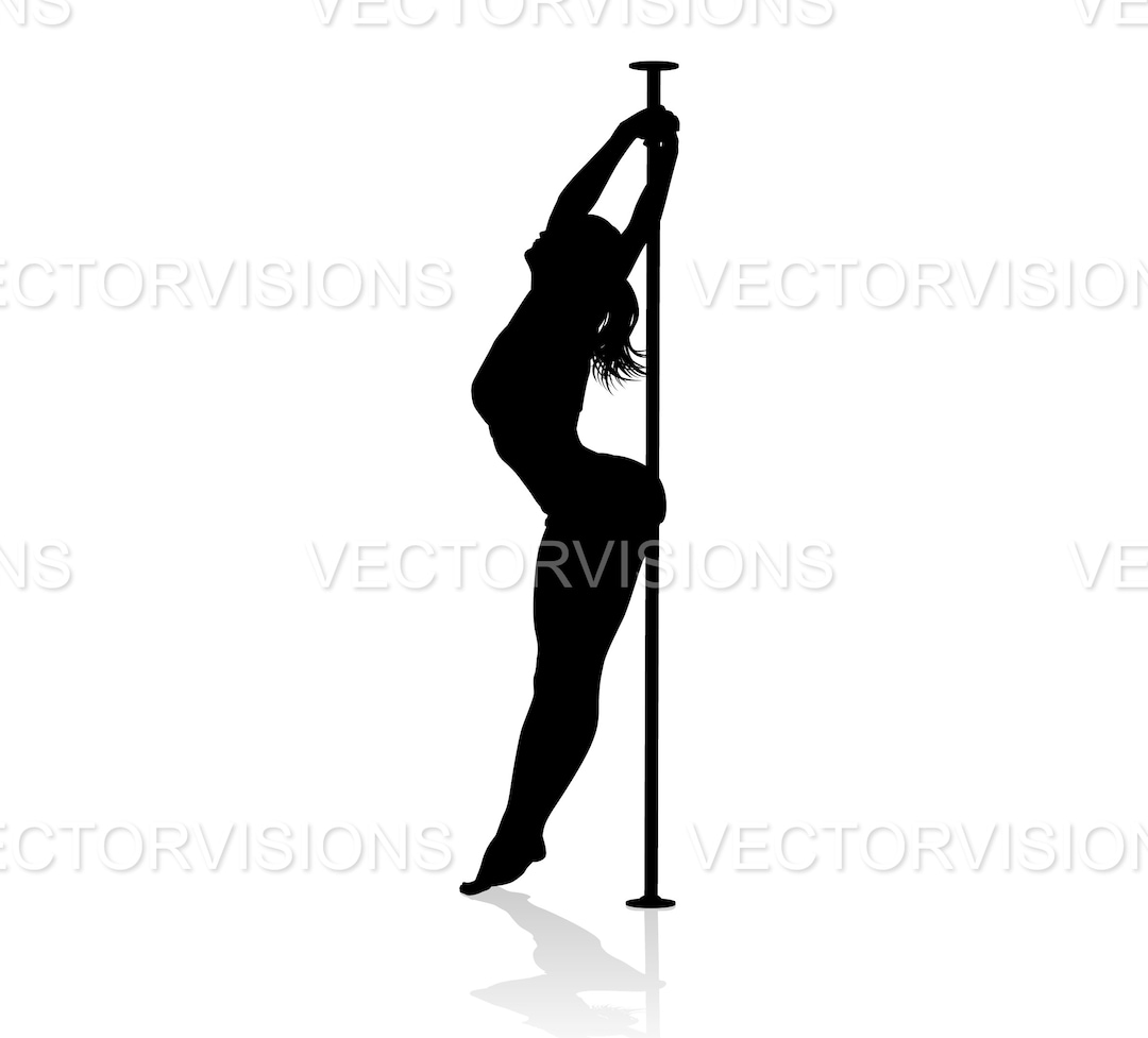 Pole Dancer Svg Stripper Svg Dancer Svg Vector Cut File for - Etsy