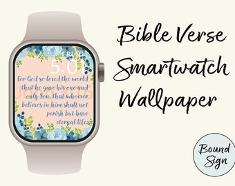 John 3:16 Christian Watch Wallpaper - Diseño inspirador de versículos bíblicos para su vida espiritual