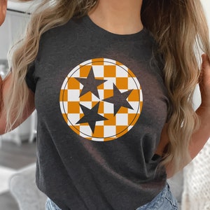 Tennessee Volunteer State Flag Tri-Star T-Shirt Men & Women Tennessee Volunteer State Flag Tri-Star T-Shirt Men & Women