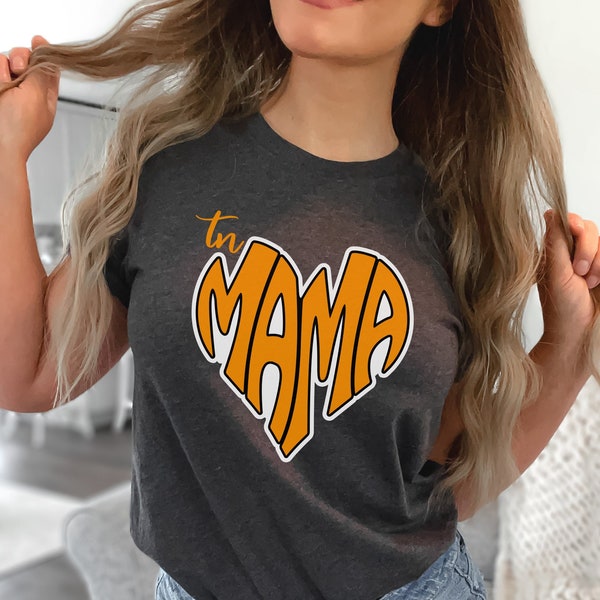Tennessee Mom Shirt Vols Mama T-Shirt UT Vols Momma Shirt Mother Tee Tennessee Shirt For Mother's Day Gift TN Momma Tshirts Voluteers