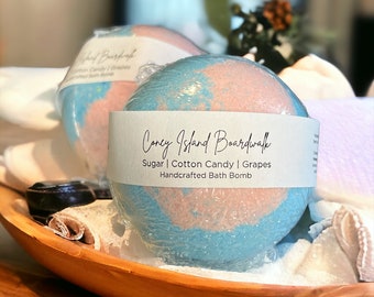 Coney Island Boardwalk Bath Bomb, Hand-Made, Bath Bomb