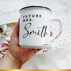 Engagement Gift Box, Engagement Gifts, Engagement Gifts For Couple, Mr and Mrs Mugs, Future Mrs Mug, Engagement Mug, Newly Engaged Gift image 9