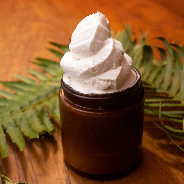 Mint Chocolate Chip Whipped Cocoa Body Butter, 100% Natural & Organic, Raw Shea Butter, Raw Cocoa Butter