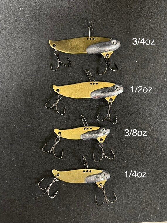THKFISH Leurres de cuillère de pêche, 5 pièces 10,2 cm / 4 po 14 g (1