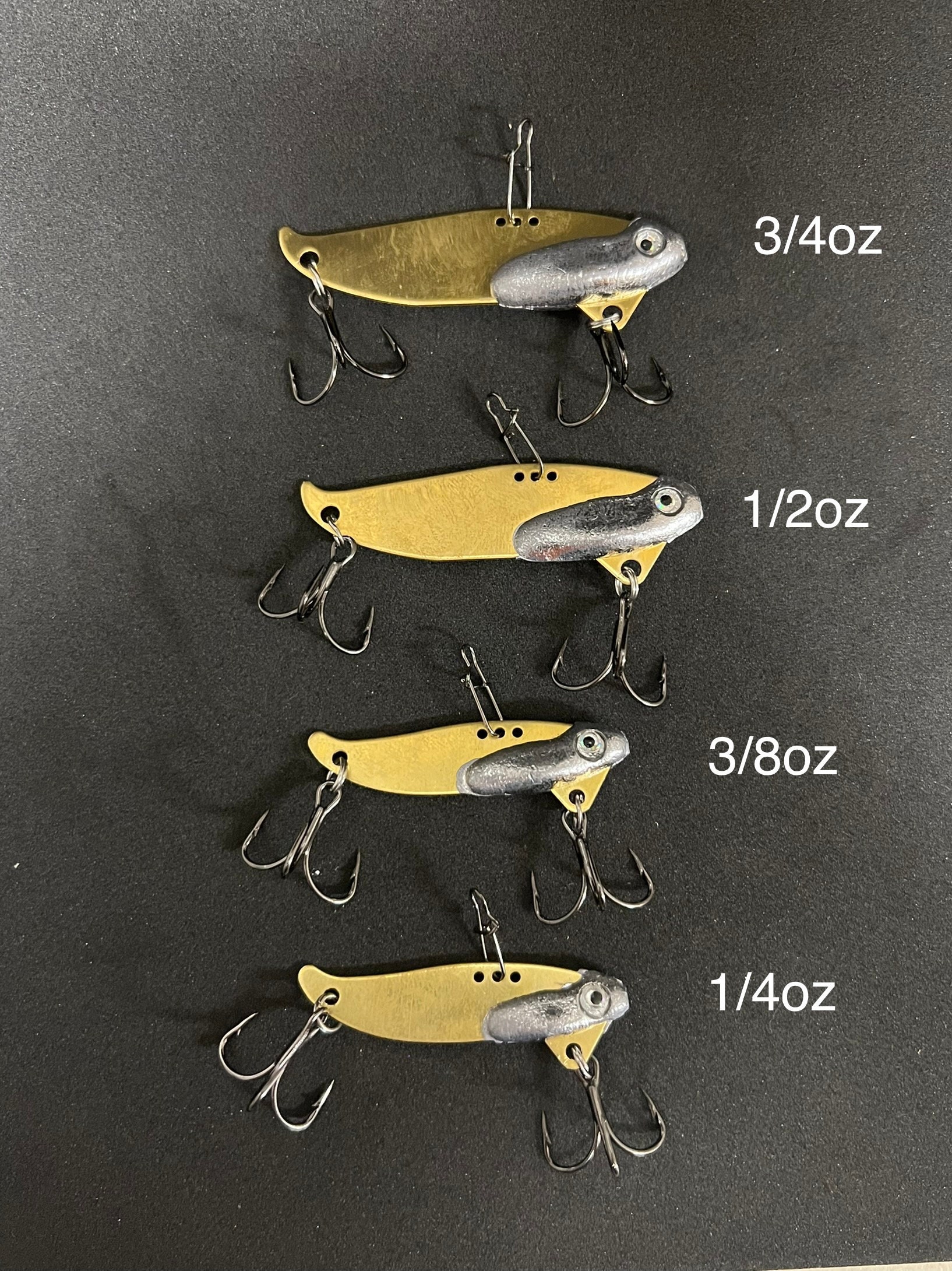 South Bend Kast-A-Way Trophy Pak, 1/4 Oz., 3 Piece