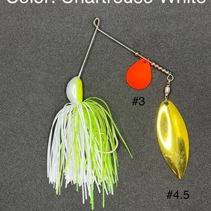 Bass of the South 5/8 oz Spinnerbait 2 Blade