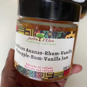 Pineapple Rhum and Vanilla Jam, 225g