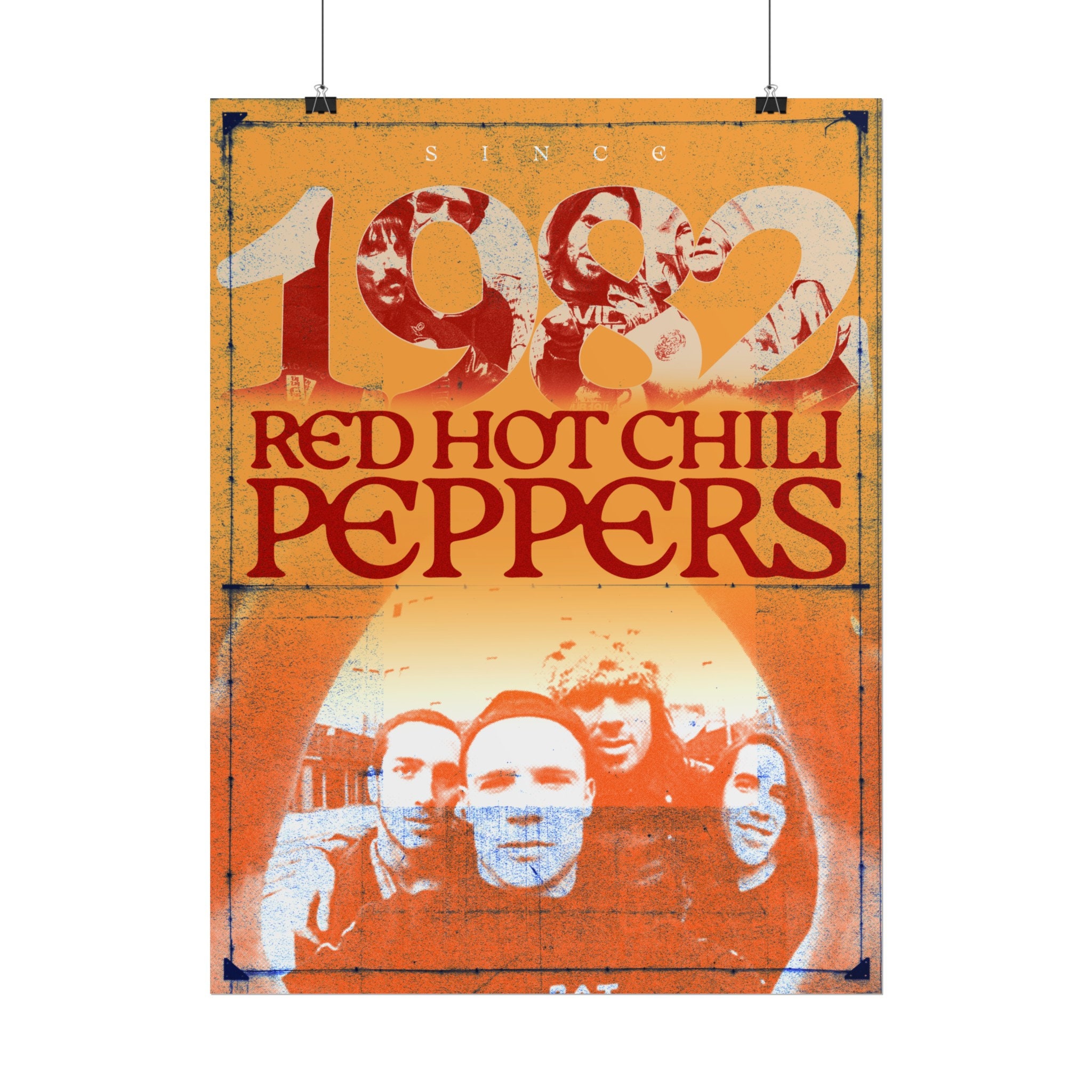 Red hot chili peppers poster - Etsy 日本