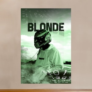 Frank Ocean, póster, póster rubio, póster musical, póster de artista, arte mural, decoración del hogar