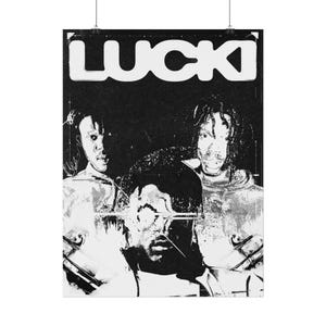 Lucki, póster, carteles de música, carteles de bandas, póster de dormitorio, decoración del hogar, personalizado